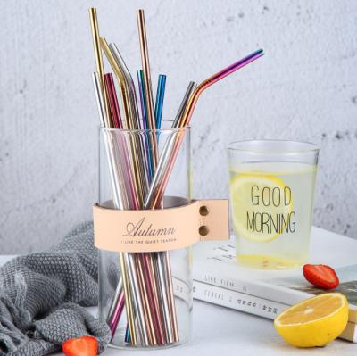 China Wholesale Viable Reusable Metal Bubble Tea Straw Stainless Steel Milkshake Straw Drinking Straw for Party Barware Bar Home Accessories for sale