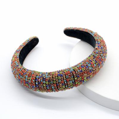 China European and American style factory wholesale sample free famous brand diamond designer luxury headbands for women for sale