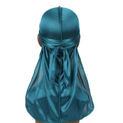 China Wholesale Custom Famous Brand Long Character Witness LOGO Turban Tie Hood for sale