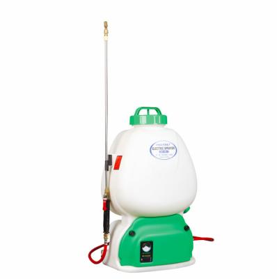 China Factory Backpack 16L Garden Multi-fuction High Pressure Electrostatic Sprayer With 4 Gallon 12v Agricultural Battery for sale