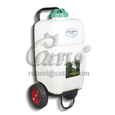 China High Efficient High Quality Garden Use 35L Battery Sprayer With Trolley for sale