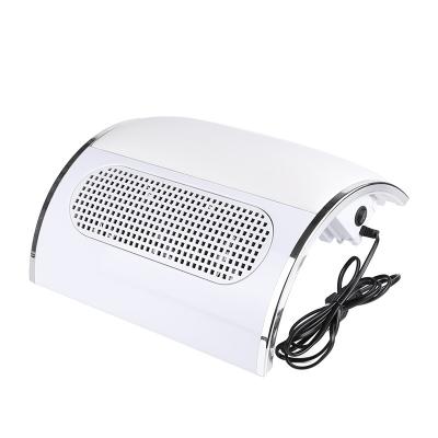 China White Nail Art Salon Beautiful Nail Dust Collector With 3 Fans 40W Vacuum Nail Dust Collector for sale