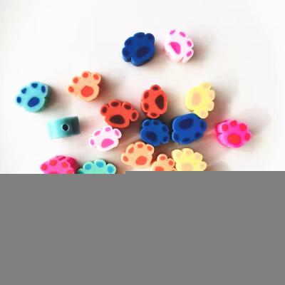 China Polymer Clay Beads For Bracelet Necklace Animal Jewelry Making Smiley Face Beads DIY Fruit Polymer Clay Wholesale Soft Colorful Cartoon Flower for sale