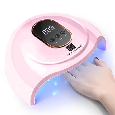 China Wholesale plastic smart nail lamp phototherapy UV led nail dryer machine LED UV led lamp 54w lamp for sale