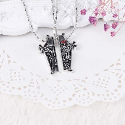 China CLASSIC European and American 2020 Christmas Eve Eternal Love explosions lover jewelry necklace couples gift for sale