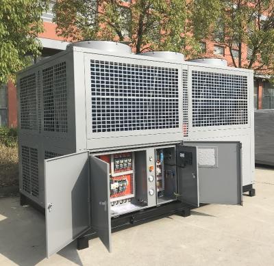 China Industry Process Cooling Air Cooled Screw Water Chiller For Plastic Extrusion Line 50 Ton 100 Ton Capacity for sale