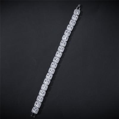 China FASHIONABLE Wholesale Price 925 Moissanite Stainless Steel Tennis Bracelets Sterling Silver Women for sale