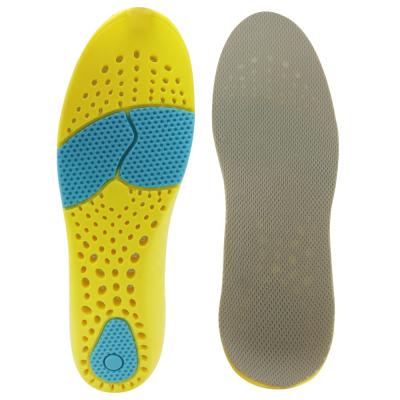 China Breathable Comfortable Foot Protection Silicone Inserts Shock Absorption Shoe Insoles Sport Gel Insole for sale