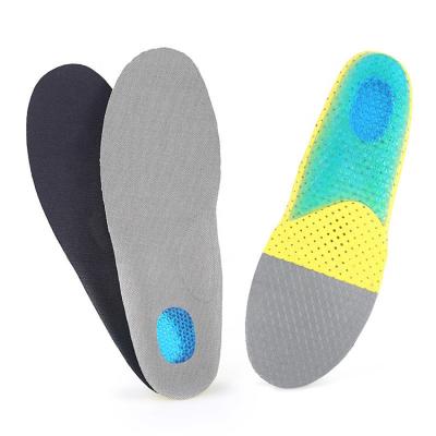 China Silica gel+Net cloth+ EVA Silica Gel And Net Eva Material New Product Man sports shoe insole for flat foot for sale