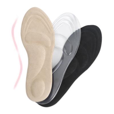 China Pain Relief Foot Care Pain Relief Absorb Soft Comfort Memory Foam Sports Sweat Insoles for sale