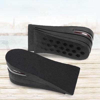 China 3 Layer Shock Absorption Air Up Waist Increase Elevator Shoes Insole for sale