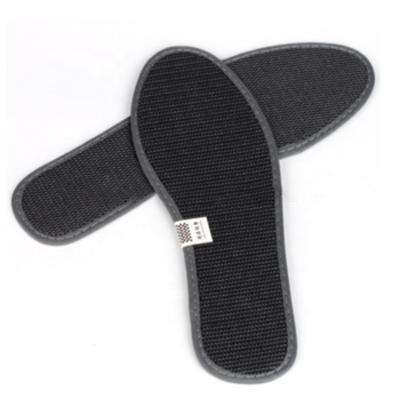 China Anti-skid Deodorant Mesh Sandwich Cushioning Sports Regenerating Bamboo Charcoal Sweat-absorbent Insole for sale