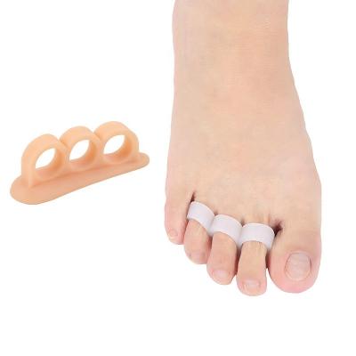 China Toe Separator Silicone Hallux Valgus Toe Separators For Big Toe Pain Relief for sale