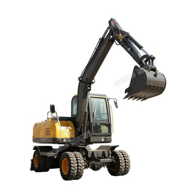 China Building material stores China 8ton wheel excavator wheel drive machine wheel excavator for sale