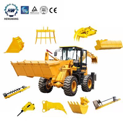 China Building material stores Hengwang HW20-28 wheel backhoe loader backhoe loader 4 wheel drive backhoe loader digger for sale