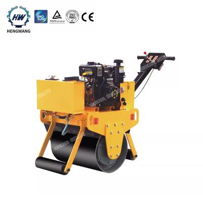 China For Concrete Asphalt Road Hengwang HW-700C Single Wheel Road Roller Metal Drum Road Roller Or Small for sale