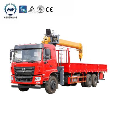 China TRUCK CRANE HWZ-3T Hengwang 9.5m Arm Crane 8 Ton Rear Axle Steel Dumper Crane for sale