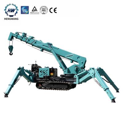 China Other 3 ton single mini hoist small crawler crane mobile lifting hydraulic spider crane for sale for sale