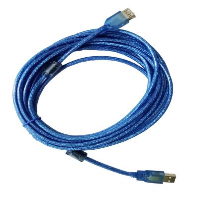 China USB 2.0 Extension Cable Signal Amplifier Junction Network Card Data Wireless Extension Cable with Dual m 5 Meter Extension Cord for sale