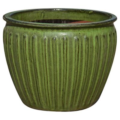 China Europe Flower Plant High Quality Colorful Nordic Ceramic Pot Around Ranch Pot for sale