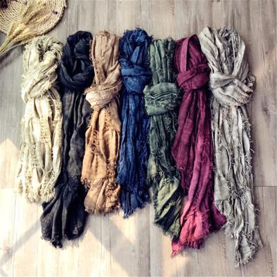 China Long baby stretch wrap, baby scarf for newborn photo props, large size wrap scarf with long tassel for sale