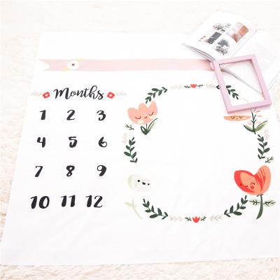 China Milestone Blanket as Monthly Photography Props, BABY Blanket Photography Props, Newborn Photography Props Foldable Studio for sale