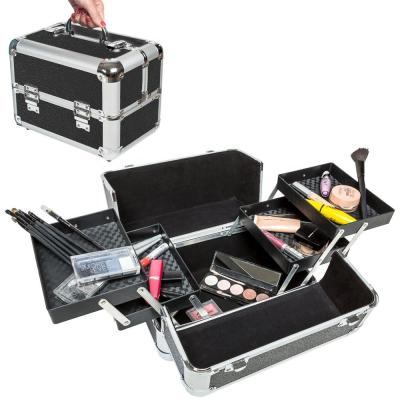 China With Different Color With Different Color Aluminum Alloy Beauty Box Salon Cosmetic Box Aluminum Makeup Case for sale