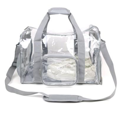 China Manufacturer Collapsible.Multi-functional.Sturdy.Waterproof Collapsible.Multi-functional.Sturdy.Waterproof PVC Resistant Clear Duffel Bag China OEM&ODM Service Gym Transparent Duffel Bag for sale