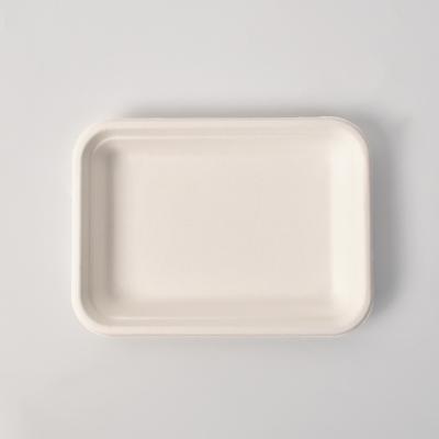 China Recycled Materials Factory Price Pulp Takeout Food Container Container Beverage Carrier Compostable Tray for sale