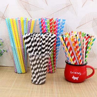 China High Quality Customized Recycled Materials Bobbin Bitbear Paper Straw Christmas Drinking Paper Straws for sale