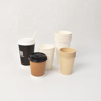 China Recyclable 6oz Tea Cup Coffee Disposable Paper Paper Cups 12oz Disposable Paper Cups for sale