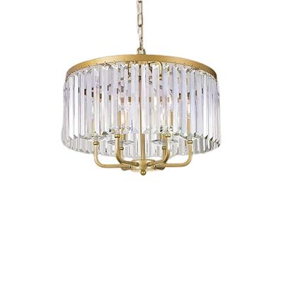 China Round Tiered Led Modern Indoor Lighting Crystal Chandelier Crystal Light Custom Made Chandelier For Living Room 2022 Luxury Modern Decoration for sale