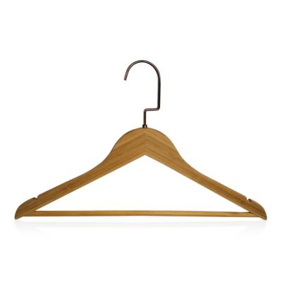 China SHOW natural material bamboo hanger for fabric display for sale