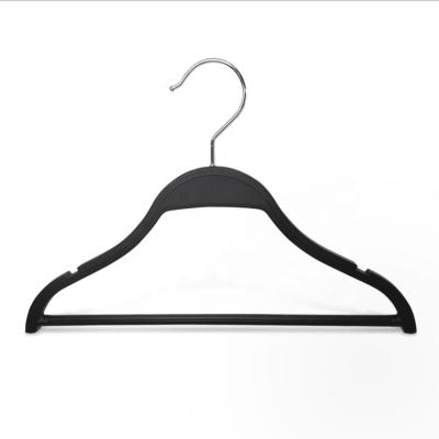 China Good quality kids black plastic hangers for kids cloth display for sale