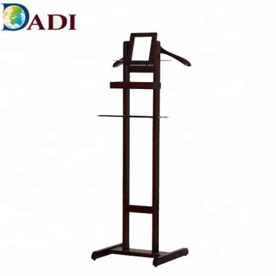 China Hotel Display Stand Eco - Friendly Material Wooden Hanger For Suit for sale