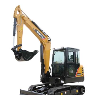 China Construction material stores SY55C second hand excavator SY55C diggers pro small pro used mini excavator for sale for sale