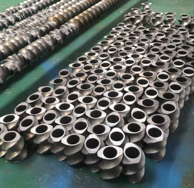 China Cheap Price Screw Bar Accessory Screw Twin Elements Screw Extruder Screw Twin Elements For Plastic for sale