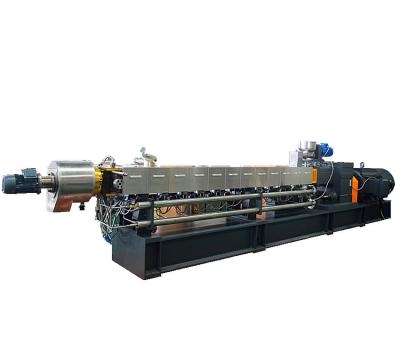 China High Quality CaCO3 Granules Filler Masterbatch Machine Twin Screw Extruder PP/PE+ for sale