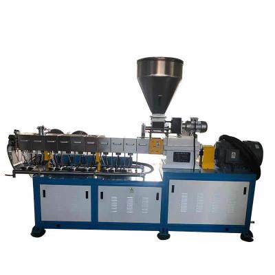 China High quality parallel twin screw extruder granules plastic granulation machine Co turning twin screw extruder for sale