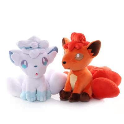 China High Quality Cute Plush Stuffed Animal Toys Promotion Christmas Gift Doll Children's Gift Kawaii Anime Cute Pokemon Elf Six-Tailed Fox Plush Toy for sale