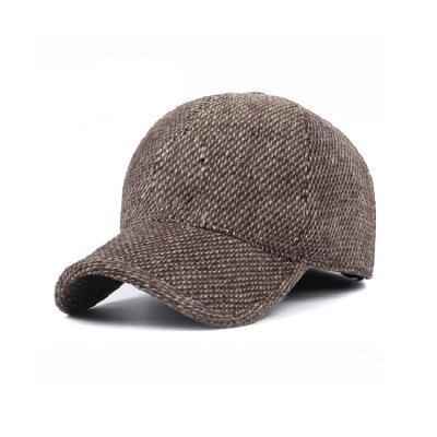 China JOINT High Quality Sports Keep Warm Wholesale Custom Affordable Men Sports Dome Wool Felt Sports Baseball Cap for sale