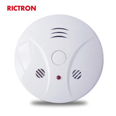 China White High Sensitivity 9VDC Battery Home Security Smoke Detector for sale