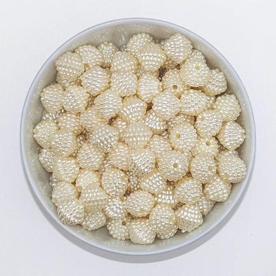 China Garment Accessories Yuanfeng Bayberry Fix Fruit Ball 8mm Bead Beads Imitation Pearl Plastic Beads Beads for sale