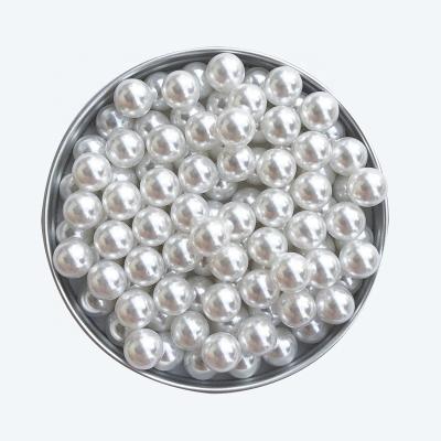 China Garment Accessories 10mm Premium Hot Selling Loose Imitation Pearl Beads No Hole for sale