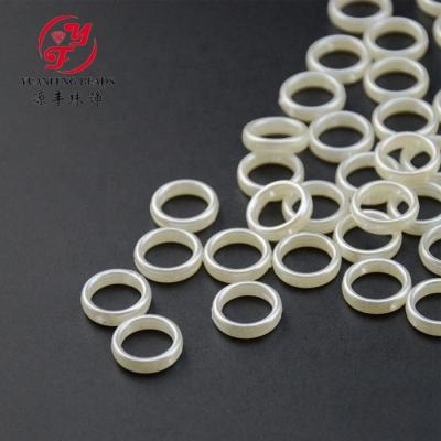 China Garment Accessories No.370 ABS Plastic Bead Ring Beads For Jewelry Making for sale