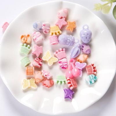 China For Kids Mix Colorful Design DIY Acrylic Beads For Kids for sale