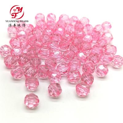 China For Garment Cutting Shape Through Hole Clear Neon Beads For Jewelry Making for sale