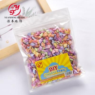 China DIY Fashion Necklace And Bracelet Wholesale 400g Mixed Color Packing Plastic Beads for sale