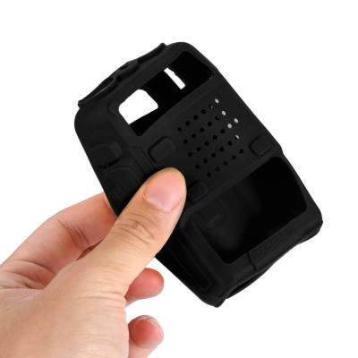 China BAOFENG F8+ UV-5RE DM-5R Walkie Talkie Accessories Silicone Rubber Case 5R Silicone Case for sale