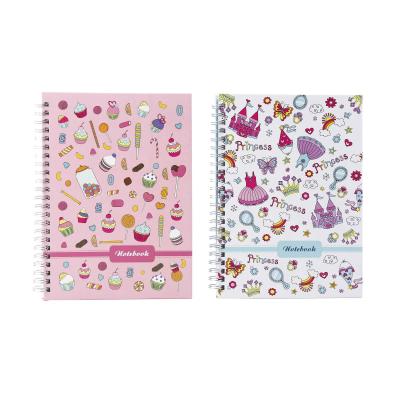 China Spiral Binding A5 Cartoon Printing Hardcover Book Spiral Notebook for Kids for sale